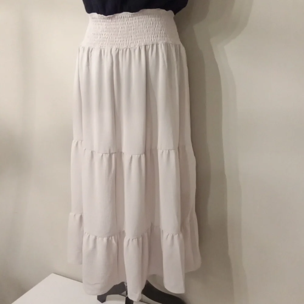 NWT DKNY Navy & Cream Sleeve less Dress Size 12 - Picture 5 of 7
